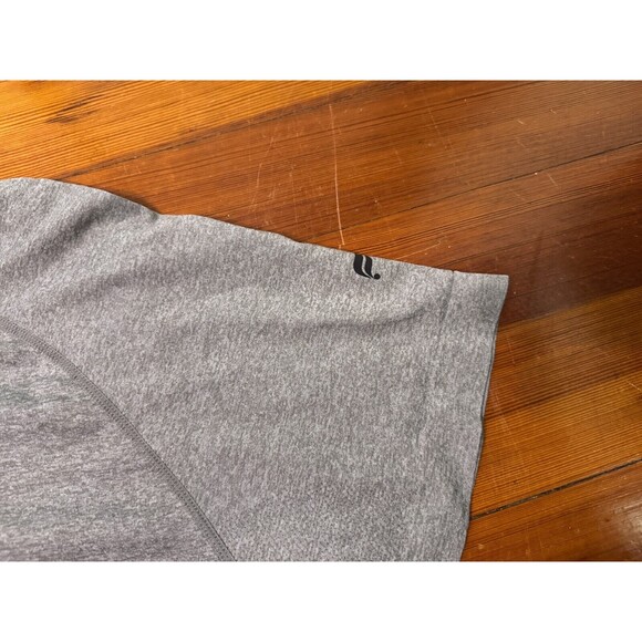 Fabletics Men's Small - The Training Day Tee Shirt - Mid Grey Heather Gray - Gym - Picture 3 of 5